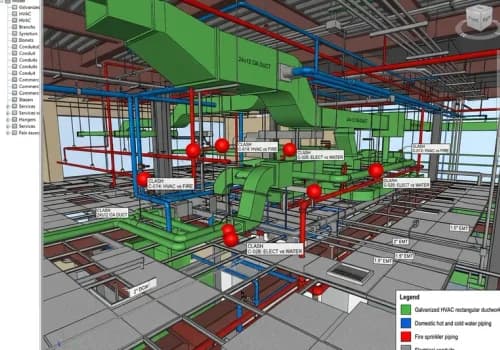 3D structural steel building information model framing assembly