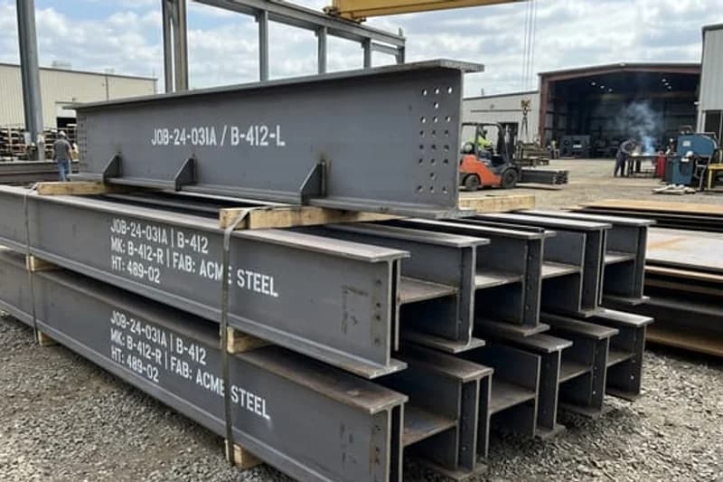 Off-site prefabrication shop drawings showing multi-trade corridor utility rack